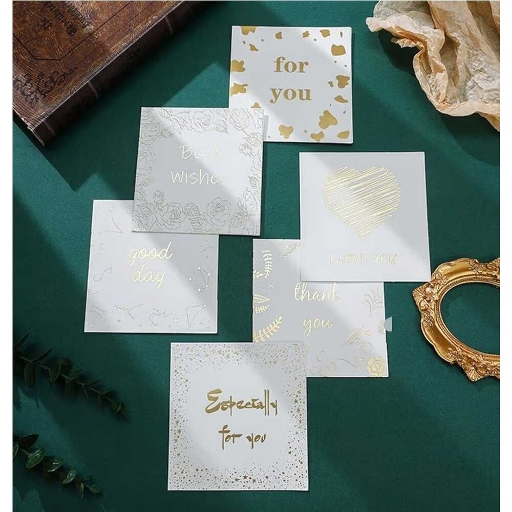 Toplive Greeting Cards 18 Pack Kindness Appreciation Gratitude Gild Font 6 Style